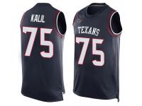 #75 Matt Kalil Navy Blue Football Men's