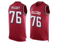 #76 Kaleb McGary Red Football Men's Jersey Atlanta Falcons Player Name & Number Tank Top