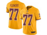 #77 Elite Ereck Flowers Gold Football Men's Jersey Washington Redskins Rush Vapor Untouchable