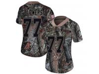 #77 Limited Ereck Flowers Camo Football Women's Jersey Washington Redskins Rush Realtree