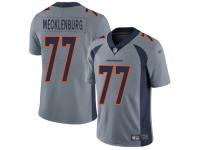 #77 Limited Karl Mecklenburg Silver Football Youth Jersey Denver Broncos Inverted Legend