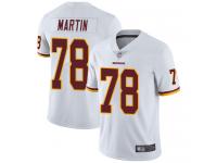 #78 Limited Wes Martin White Football Road Men's Jersey Washington Redskins Vapor Untouchable