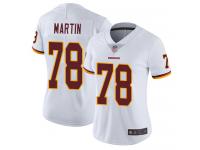 #78 Limited Wes Martin White Football Road Women's Jersey Washington Redskins Vapor Untouchable