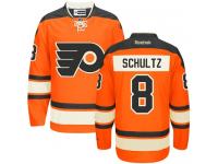 #8 Authentic Dave Schultz Black Adidas NHL Alternate Youth Jersey Philadelphia Flyers