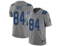 #84 Limited Jack Doyle Gray Football Men's Jersey Indianapolis Colts Inverted Legend