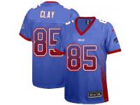 #85 Charles Clay Buffalo Bills Jersey _ Nike Women's Royal Blue Drift Fashion NFL Game