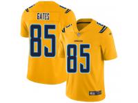 #85 Limited Antonio Gates Gold Football Youth Jersey Los Angeles Chargers Inverted Legend