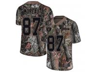 #87 Limited Foster Moreau Camo Football Youth Jersey Oakland Raiders Rush Realtree