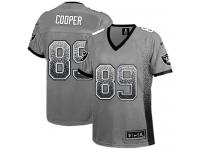 #89 Amari Cooper Oakland Raiders Jersey _ Nike Women's Grey Drift Fashion NFL Game