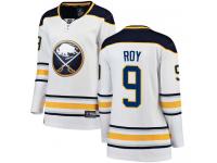 #9 Fanatics Branded Breakaway Derek Roy Women's White NHL Jersey - Away Buffalo Sabres