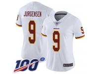 #9 Limited Sonny Jurgensen White Football Road Women's Jersey Washington Redskins Vapor Untouchable 100th Season