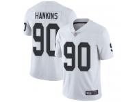 #90 Elite Johnathan Hankins Black Football Home Youth Jersey Oakland Raiders Vapor Untouchable