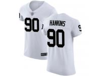 #90 Elite Johnathan Hankins White Football Road Men's Jersey Oakland Raiders Vapor Untouchable