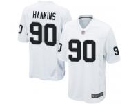 #90 Game Johnathan Hankins White Football Road Men's Jersey Oakland Raiders