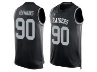 #90 Johnathan Hankins Black Football Men's Jersey Oakland Raiders Player Name & Number Tank Top