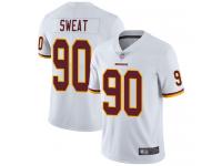 #90 Limited Montez Sweat White Football Road Men's Jersey Washington Redskins Vapor Untouchable