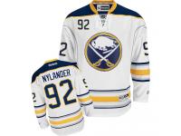 #92 Adidas Authentic Alexander Nylander Women's White NHL Jersey - Away Buffalo Sabres