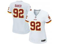 #92 Chris Baker Washington Redskins Road Jersey _ Nike Women's White NFL Game