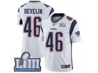 #92 Limited James Harrison Navy Blue Football Home Women's Jersey New England Patriots Vapor Untouchable 100th Season