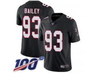 #93 Limited Allen Bailey Black Football Alternate Men's Jersey Atlanta Falcons Vapor Untouchable 100th Season