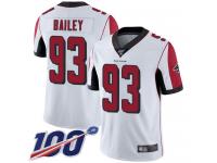 #93 Limited Allen Bailey White Football Road Men's Jersey Atlanta Falcons Vapor Untouchable 100th Season