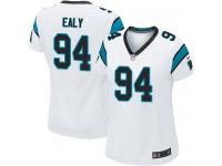 #94 Kony Ealy Carolina Panthers Road Jersey _ Nike Women's White NFL Game