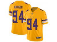 #94 Limited Jaleel Johnson Gold Football Youth Jersey Minnesota Vikings Inverted Legend Vapor Rush