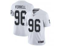 #96 Limited Clelin Ferrell White Football Road Men's Jersey Oakland Raiders Vapor Untouchable