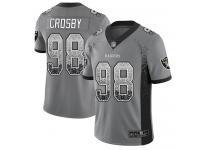 #98 Limited Maxx Crosby Gray Football Men's Jersey Oakland Raiders Rush Drift Fashion