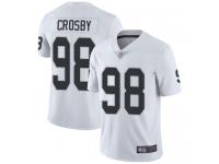 #98 Limited Maxx Crosby White Football Road Men's Jersey Oakland Raiders Vapor Untouchable