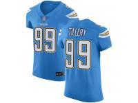 #99 Elite Jerry Tillery Electric Blue Football Alternate Men's Jersey Los Angeles Chargers Vapor Untouchable