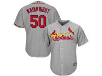 Adam Wainwright St. Louis Cardinals Majestic 2015 Cool Base Player Jersey - Gray