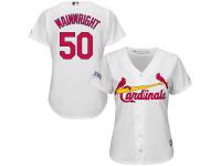 Adam Wainwright St. Louis Cardinals Majestic Women's 2015 Cool Base Player Jersey C White