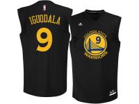 adidas Andre Iguodala Golden State Warriors Fashion Replica Jersey - Black