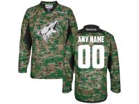 Arizona Coyotes Reebok Veteran's Day Custom Practice Jersey - Digital Camo