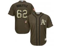 Athletics #62 Sean Doolittle Green Salute to Service Stitched Baseball Jersey