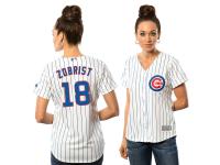 Ben Zobrist Chicago Cubs Majestic Women's Cool Base Player Jersey - White