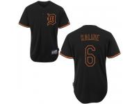 Black Al Kaline Men #6 Majestic MLB Detroit Tigers Fashion Jersey
