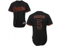 Black Brooks Robinson Men #5 Majestic MLB Baltimore Orioles Fashion Jersey