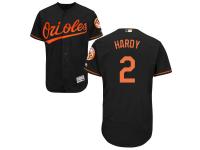 Black J.J. Hardy Men #2 Majestic MLB Baltimore Orioles Flexbase Collection Jersey
