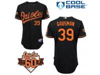 Black Kevin Gausman Men #39 Majestic MLB Baltimore Orioles Cool Base Alternate Jersey