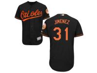 Black Ubaldo Jimenez Men #31 Majestic MLB Baltimore Orioles Flexbase Collection Jersey