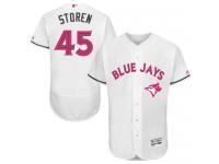 Blue Jays #45 Drew Storen White Flexbase Authentic Collection 2016 Mother Day Stitched Baseball Jersey