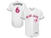 Blue Jays #6 Marcus Stroman White Flexbase Authentic Collection 2016 Mother Day Stitched Baseball Jersey