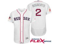 Boston Red Sox #2 Xander Bogaerts White Stars & Stripes 2016 Independence Day Flex Base Jersey