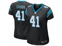 Brandon Chubb Women's Carolina Panthers Nike Team Color Jersey - Game Black