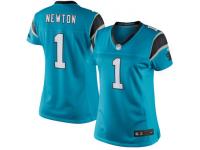 Cam Newton Carolina Panthers Nike Women Color Rush Limited Jersey - Blue
