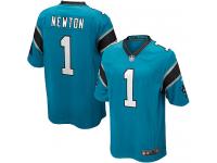 Carolina Panthers Cam Newton Youth Alternate Jersey - Blue Nike NFL #1 Game