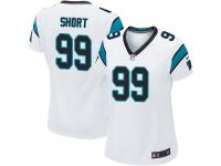 Carolina Panthers Kawann Short Women's Road Jersey - White Nike NFL #99 Game