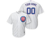 Chicago Cubs Majestic Cool Base Custom Jersey - White Royal